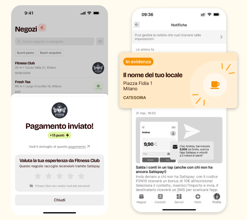 Abbonamento mensile Satispay Business Premium
